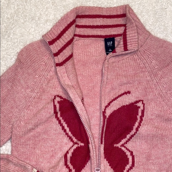 Girl’s zip sweater jacket - Picture 3 of 5